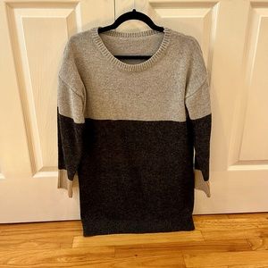 Wool colorblock sweater